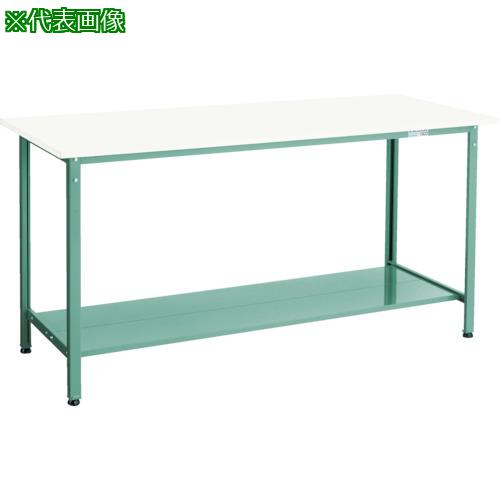■TRUSCO 軽荷重立作業台(300kg)HAE型 900X600XH900 下棚2枚付 ホワイト色〔品番:HAE0960LT2W〕【7702027:0】[法人・事業所限定][直送元][店頭受取不可]