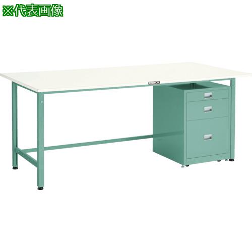 ■TRUSCO 軽荷重作業台(300kg)AE型 1800X750 3段キャビネット付 ホワイト色〔品番:SAE1800UDC111W〕【7703244:0】[法人・事業所限定][直送元][店頭受取不可] 54,120円