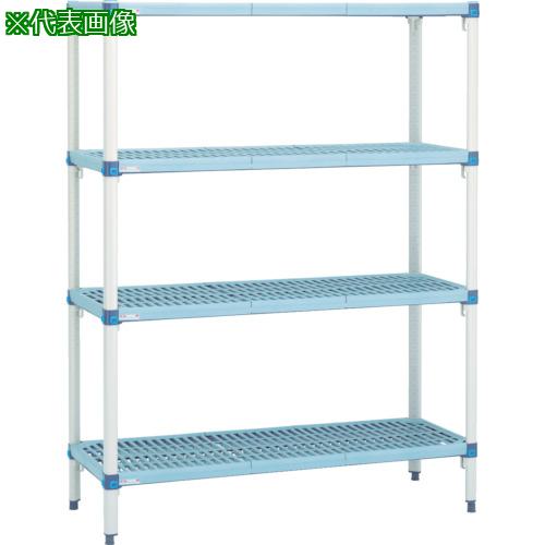 ■ERECTA メトロマックスi グリッドマット 間口1215mm&times;奥行465mm&times;高さ1581mm 5段〔品番:MX1848GMX63P5〕【7707053:0】[法人・事業所限定][直送元][店頭受取不可]｜ホームセンターバロー　店