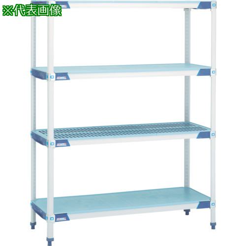 ■ERECTA メトロマックスiフラットマット 間口1520mm&times;奥行465mm&times;高さ1581mm 5段〔品番:MX1860FMX63P5〕【7707088:0】[法人・事業所限定][直送元][店頭受取不可]｜ホームセンターバロー　店