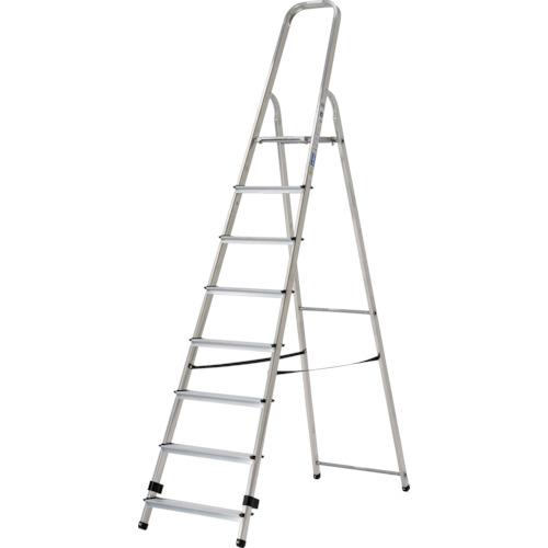 ■アルインコ 上枠付専用脚立 天板高さ162cm 最大使用質量150kg〔品番:TBF8〕【7727542:0】[店頭受取不可] 27,313円