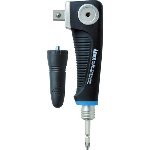 ■アネックス ビット用アタッチメント ソケット用 強靭L型アダプター 1/2 ヘッド幅62mm 全長185mm〔品番:AKL604〕【7767251:0】[店頭受取不可]