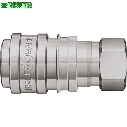 ■日東 S210カプラ 高圧用相手側取付サイズR1/2耐圧力(MPa)31(02358)〔品番:S2104SSUSFKM〕【7780702:0】[店頭受取不可]