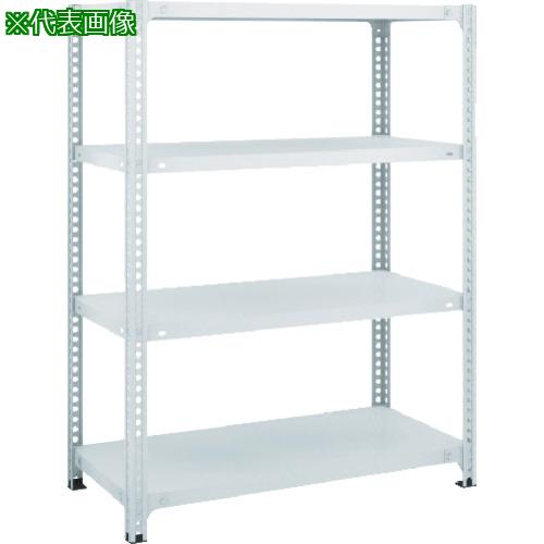 ■TRUSCO スチールラック SBL型抗菌塗装セミボルトレス軽量棚 W1800XD450XH1200 4段 W色〔品番:SBL4644W〕【7786298:0】[直送DS][店頭受取不可]｜ホームセンターバロー　店 22,180円