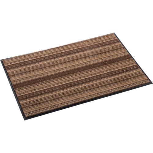 ■テラモト 屋内マット アーバンライン ブラウン 600&times;900mm《10枚入》〔品番:MR0540404〕【7824823&times;10:0】[法人・事業所限定][直送元][店頭受取不可]｜ホームセンターバロー　店