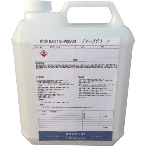 ■シロキ ゆかセルフ ディープグリーン 4KG〔品番:7760202〕【7840128:0】[法人・事業所限定][直送元][店頭受取不可]