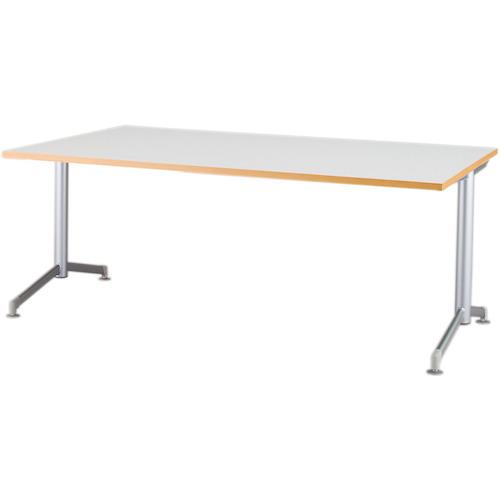 ■IRIS リフレッシュテーブル フーク T字脚 1500&times;750 ホワイト〔品番:CFKTT1575GW〕【7902247:0】[送料別途見積り][法人・事業所限定][直送][店頭受取不可]｜ホームセンターバロー　店