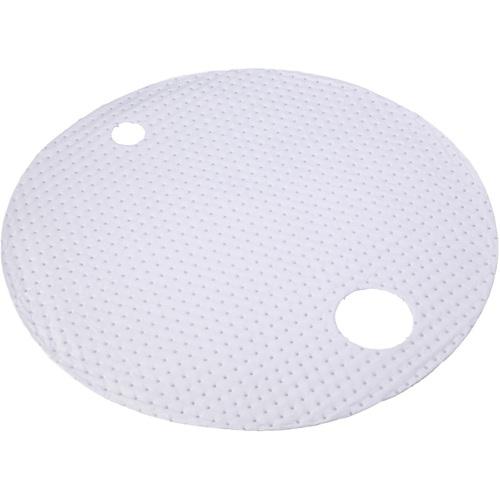 ■橋本クロス 吸収材 オイルシート ホワイト ドラム缶用(油専用) φ550mm (50枚入)〔品番:WHOD55〕【7923457:0】[店頭受取不可]