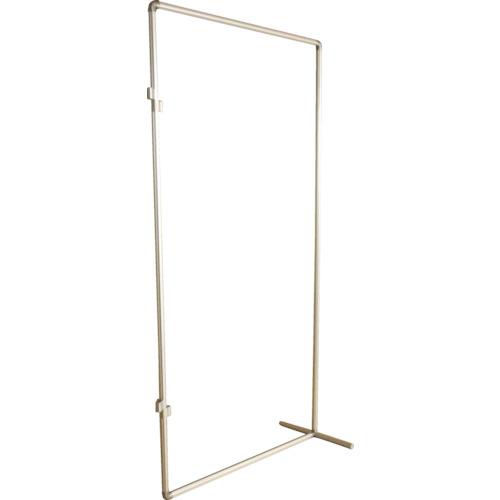 ■吉野 衝立用アルミパイプ 1×2 接続固定〔品番:YS12JF〕【7933703:0】[直送DS][店頭受取不可]