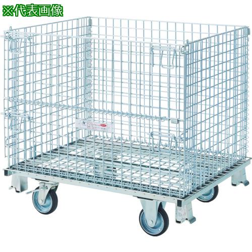 ■テイモー ボックスパレットゴム車輪付き C-1012L〔品番:C1012L〕【7954549:0】[法人・事業所限定][直送元][店頭受取不可] 27,385円