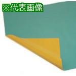 ■ミヅシマ ターポリンシート 0.52mmX1370mm幅 モスグリーン/オレンジ カット対応品《10m入》〔品番:411054〕【8020653×10:0】[送料別途見積り][法人・事業所限定][外直送][店頭受取不可]
