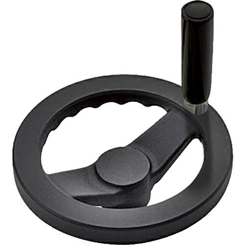 ■イマオ 角リム型ハンドル車 ハンドル径200mm〔品番:BS200ER〕【8055725:0】[送料別途見積り][掲外取寄][店頭受取不可]