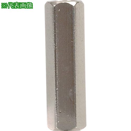 ■テイシン 黄銅スペーサー SBA-M3 メス-メス 100個入 ネジ径M3 全長85〔品番:SBA385E〕【8068383:0】[送料別途見積り][法人・事業所限定][掲外取寄][店頭受取不可]