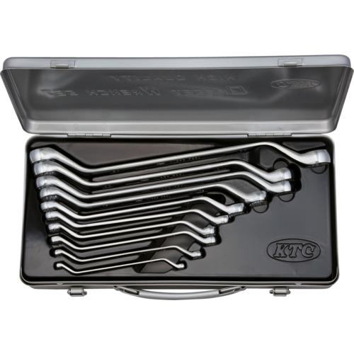 ■KTC 45°ロングめがねレンチセット[10本組]〔品番:M2510〕【8070205:0】[送料別途見積り][掲外取寄][店頭受取不可] 14,907円