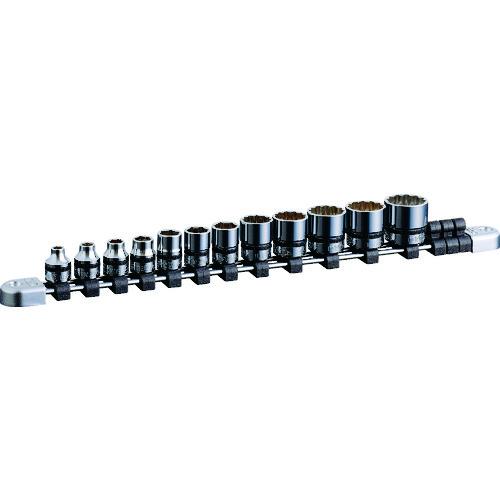 ■nepros 9.5sq.ソケットセット(12コ組) 差込数9.5mm 6角 12角〔品番:NTB312XA〕【8070549:0】[店頭受取不可]｜ホームセンターバロー　店