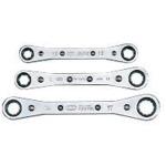 ■KTC 板ラチェットめがねレンチセット[3本組]〔品番:RM03〕【8070671:0】[店頭受取不可]｜ホームセンターバロー　店