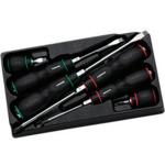 ■nepros 樹脂柄ドライバ混合セット[6本組]〔品番:NTD106〕【8070852:0】[店頭受取不可]