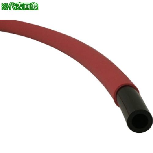 ■チヨダ ポリウレタンチューブ エルフレックスLE-Sタイプ 内管外径8mm/全長100m 赤〔品番:LES8100R〕【8083048:0】[送料別途見積り][掲外取寄][店頭受取不可]