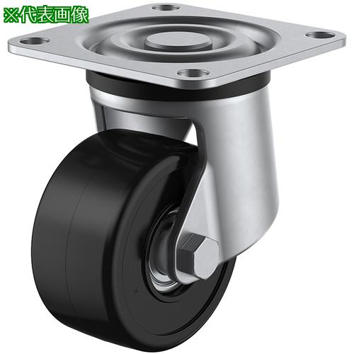 ■ユーエイ プレート式 自在 ステンレス低床キャスター フェノール 車輪径65mm Hタイプ SUS-HG型 取付寸法71×71〔品番:SUSHG65PB〕【8093313:0】[送料別途見積り][掲外取寄][店頭受取不可]