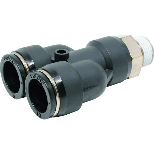 ■PISCO チューブフィッティング ブランチワイチューブ16ネジR3/8《10個入》〔品番:PX1603〕【8095255&times;10:0】[送料別途見積り][掲外取寄][店頭受取不可]｜ホームセンターバロー　店
