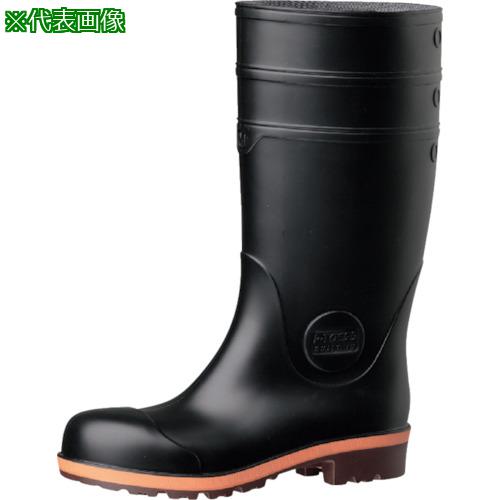 ■ミドリ安全 小指保護先芯入り安全長靴27.5 21400062〔品番:PW1000BK27.5〕【8112358:0】[店頭受取不可]