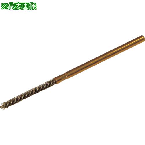 ■ヤナセ ミニ軸付ネジリブラシ ステンレス 2.5x25x3x45《10個入》〔品番:BMNS0253〕【8124000&times;10:0】[送料別途見積り][掲外取寄][店頭受取不可]｜ホームセンターバロー　店