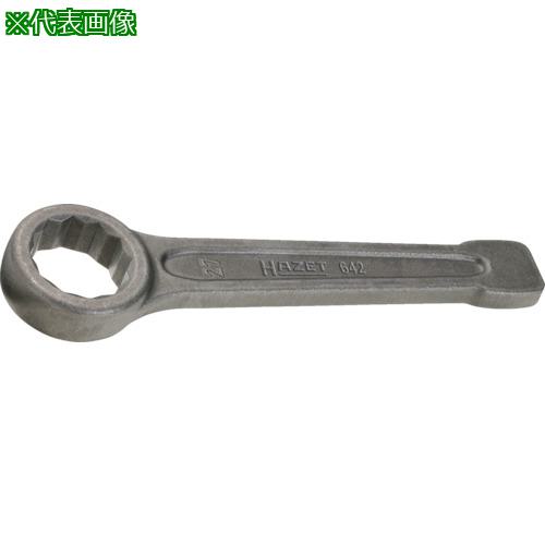 ■【在庫限り】HAZET 打撃めがねレンチ 対辺寸法80mm〔品番:64280〕【8132823:0】[店頭受取不可]