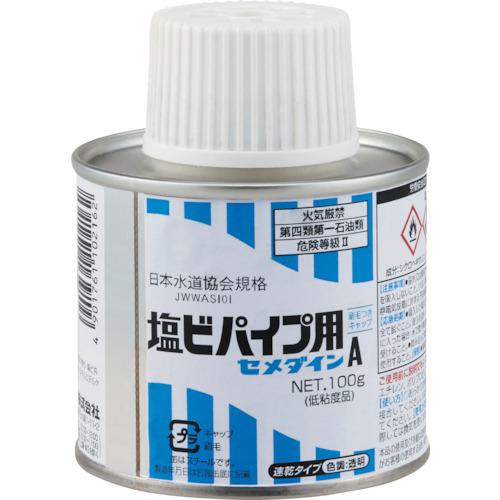 ■セメダイン 塩ビパイプ用A (無色透明) 100g AR-066《20缶入》〔品番:AR066〕【8135128×20:0】[送料別途見積り][掲外取寄][店頭受取不可]