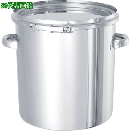 ■MONOVATE ステンレスタンク テーパー付レバーバンド式密閉タンク(フタ付) 80L〔品番:TPCTL47〕【8146986:0】[法人・事業所限定][直送元][店頭受取不可]｜ホームセンターバロー　店