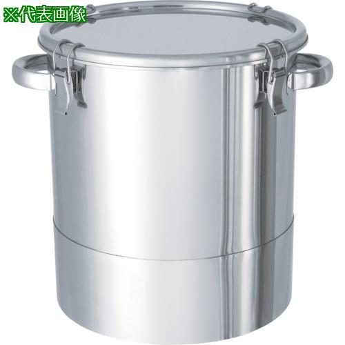 ■MONOVATE ステンレスタンク鏡板型クリップ式密閉容器60L〔品番:DTCTH43〕【8147028:0】[法人・事業所限定][外直送元][店頭受取不可]