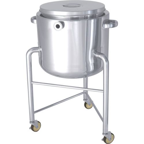■MONOVATE ステンレスタンク鏡板型ジャケット容器脚付35L〔品番:DTSTJL36〕【8147055:0】[法人・事業所限定][外直送元][店頭受取不可]