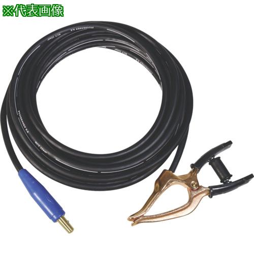 ■NICHIDO アースクリップ(オスジョイント付) 10m WCT22sq〔品番:NAEJ10〕【8147547:0】[送料別途見積り][掲外取寄][店頭受取不可]｜ホームセンターバロー　店