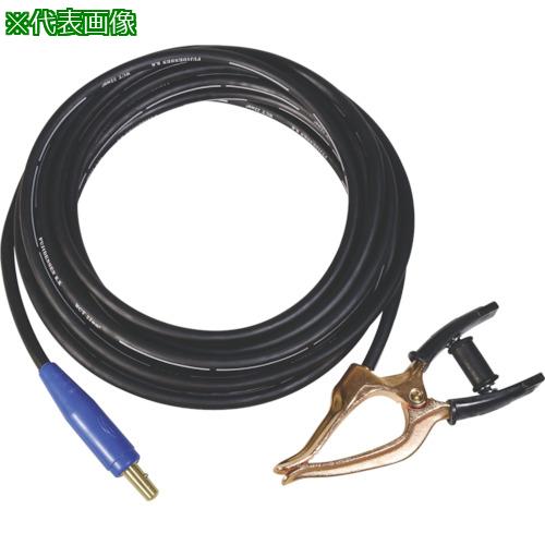 ■NICHIDO アースクリップ(オスジョイント付) 20m WCT22sq〔品番:NAEJ20〕【8147549:0】[送料別途見積り][掲外取寄][店頭受取不可]｜ホームセンターバロー　店