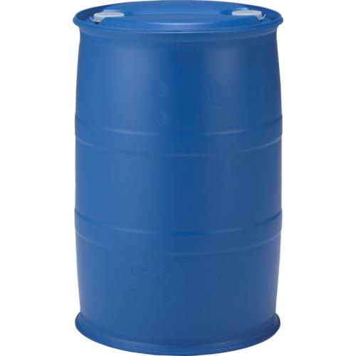 ■サンコー プラスチックドラムクローズタイプ 852094 PDC200L-4ブルー〔品番:SKPDC200L4BL〕【8166658:0】[法人・事業所限定][直送元][店頭受取不可]