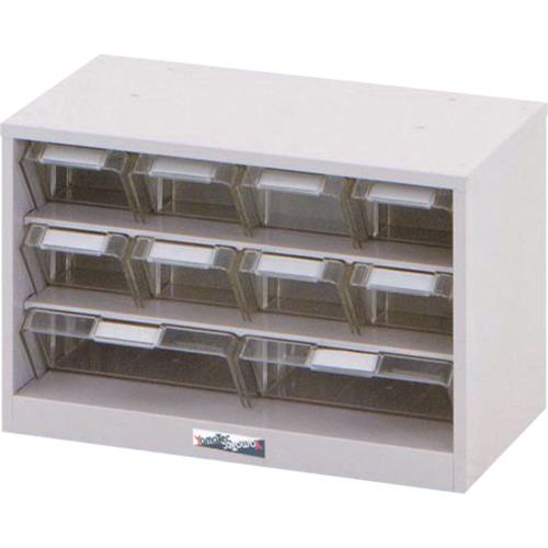 ■ヤマテック パーツキャビネット W449×D250×H297mm 大小コンビ パールピンク〔品番:PK403CN〕【8178138:0】[法人・事業所限定][外直送元][店頭受取不可]