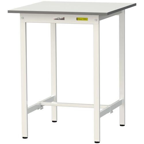 ■ヤマテック 軽量作業台 ワークテーブル150シリーズ 固定式 低圧メラミン天板 W750&times;D750&times;H950mm シルキーホワイト〔品番:SUPH775WW〕【8178218:0】[法人・事業所限定][直送元][店頭受取不可]｜ホームセンターバロー　店