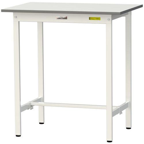 ■ヤマテック 軽量作業台 ワークテーブル150シリーズ 固定式 低圧メラミン天板 W900×D600×H950mm シルキーホワイト〔品番:SUPH960WW〕【8178221:0】[法人・事業所限定][直送元][店頭受取不可]