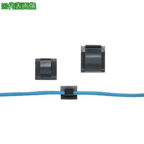 ■PANDUIT 固定具 コードクリップアクリル系粘着テープ付耐候性黒1000個入〔品番:ACC38ATM0〕【8180166:0】[送料別途見積り][法人・事業所限定][掲外取寄][店頭受取不可]