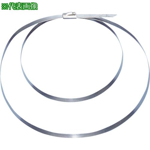 ■PANDUIT MLTタイプ 自動ロック式ステンレススチールバンド ダブルロックタイ SUS304 幅7.9mm 長さ711mm〔品番:MLT4DHL〕【8180300:0】[店頭受取不可]