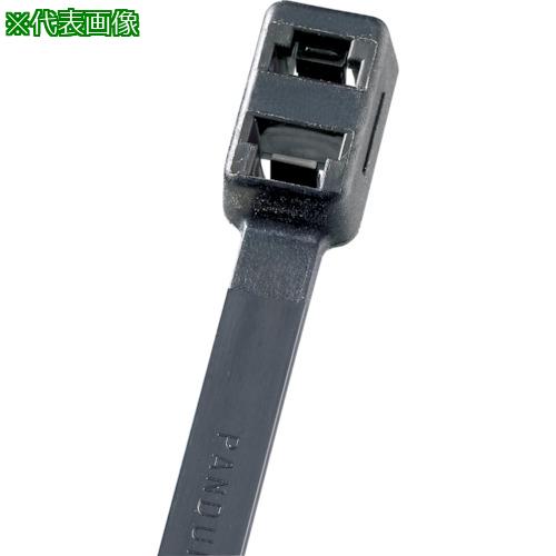 ■PANDUIT ダブルループ結束バンド 耐熱性黒 4.8&times;376&times;1.3 (1000本入)〔品番:PLB4SM30〕【8180375:0】[店頭受取不可]｜ホームセンターバロー　店