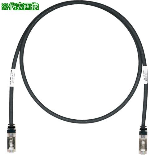 ■PANDUIT CAT6A/CAT6 シールドパッチコード 1.5m 黒 STP6X1.5MBL《10本入》〔品番:STP6X1.5MBL〕【8180446×10:0】[送料別途見積り][法人・事業所限定][掲外取寄][店頭受取不可]