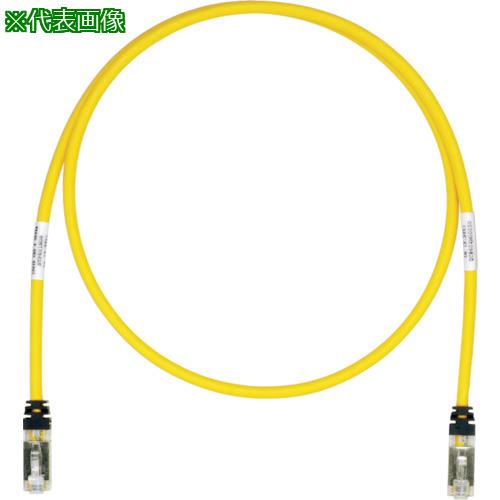 ■PANDUIT CAT6A/CAT6 シールドパッチコード 25m 黄 STP6X25MYL〔品番:STP6X25MYL〕【8180483:0】[店頭受取不可]