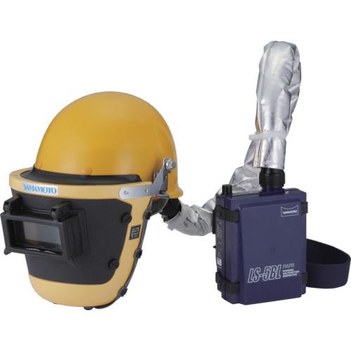 ■YAMAMOTO 電動ファン付呼吸用保護具 粒子捕集効率PL1(95%以上)〔品番:LS355WPSAZ〕【8182695:0】[法人・事業所限定][外直送元][店頭受取不可]｜ホームセンターバロー　店