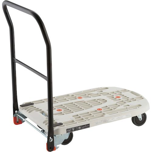 ■TRUSCO 樹脂台車 カルティオフラット 回転 780X490 白〔品番:MPK720F2W〕