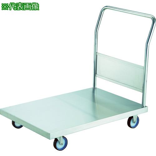 ■TRUSCO オールステンレス台車 800X450 φ100NU〔品番:AS3100NU〕【8189401:0】[法人・事業所限定][直送元][店頭受取不可]