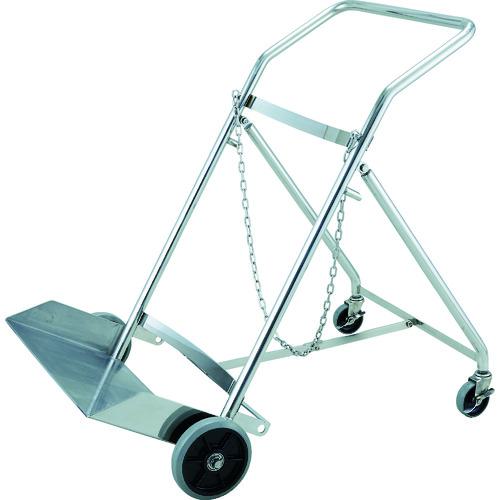 ■TRUSCO SUS304 ドラム缶運搬車〔品番:ASDR1〕【8189407:0】[法人・事業所限定][直送元][店頭受取不可]