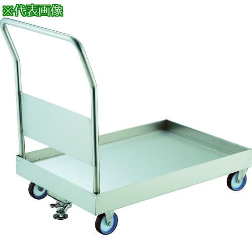 ■TRUSCO ステンレス台車 オールSUS304 皿型台車 800X450 NU車輪 ストッパー付〔品番:SSAR3NUS〕【8189461:0】[法人・事業所限定][直送元][店頭受取不可] 91,718円