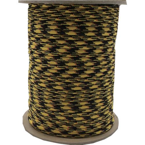 ■ユタカメイク 強力カラーコード 4mm×100m(黄/黒)〔品番:PSCC413〕【8189788:0】[店頭受取不可]