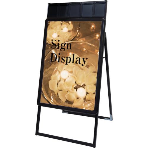 ■TOKISEI ポスターグリップスタンド看板ケース付屋内用A1片面ブラック〔品番:PGSKPA1KB〕【8190879:0】[送料別途見積り][法人・事業所限定][直送][店頭受取不可]