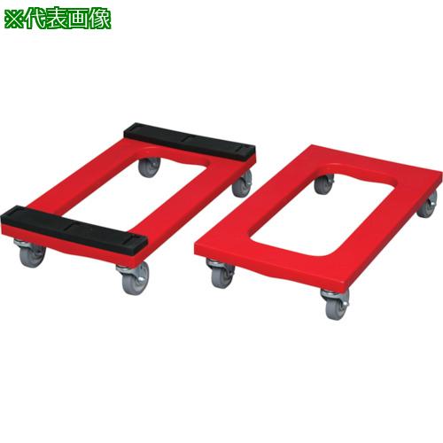 ■ラバーメイド 【売切廃番】コンテナ台車 フラッシュデッキドーリー 補強バー入り 均等荷重454kg〔品番:9T5505〕【8194722:0】[店頭受取不可]
